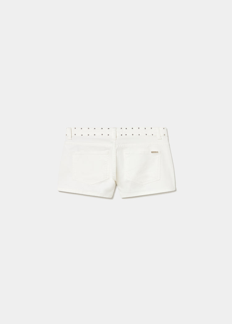 Short met decoratieve studs