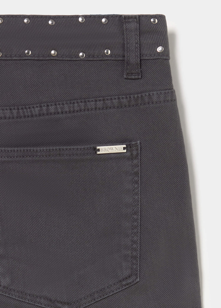 Short met decoratieve studs