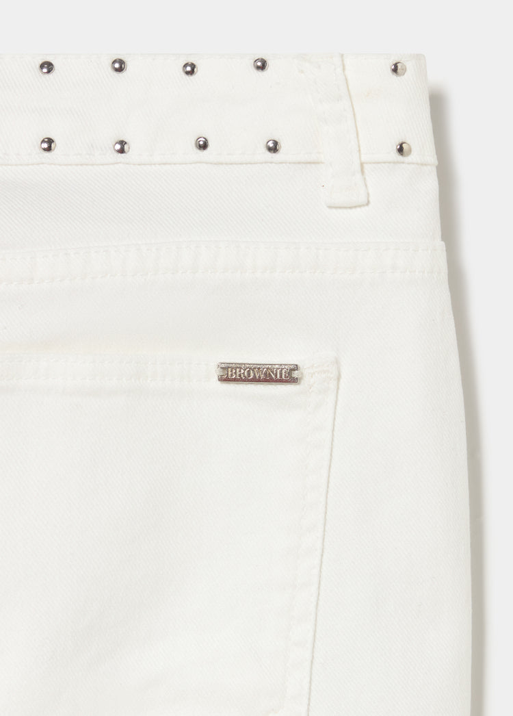 Short met decoratieve studs