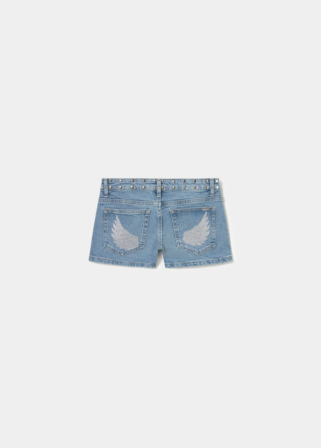 Short met glitterstuds