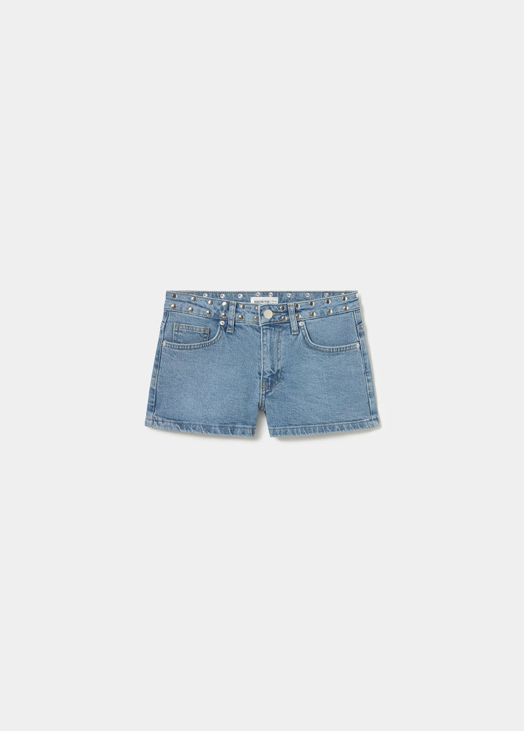 Short met glitterstuds