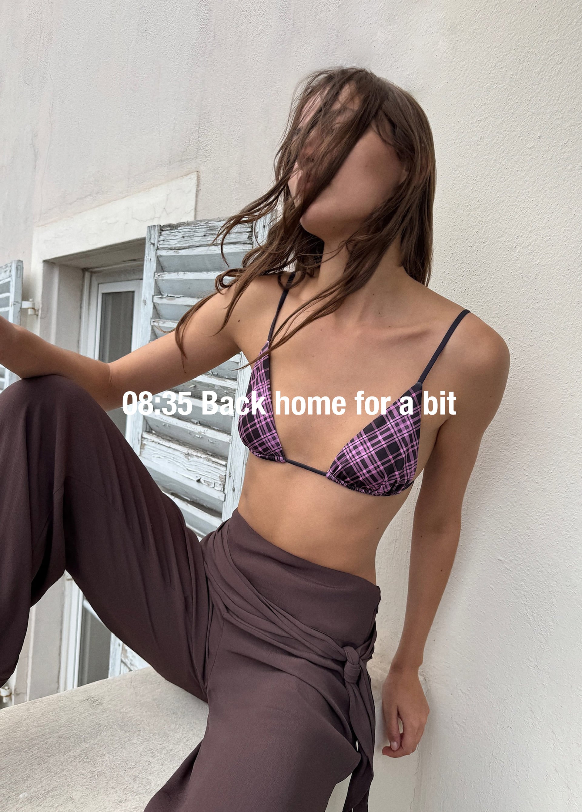 Long wrap pants