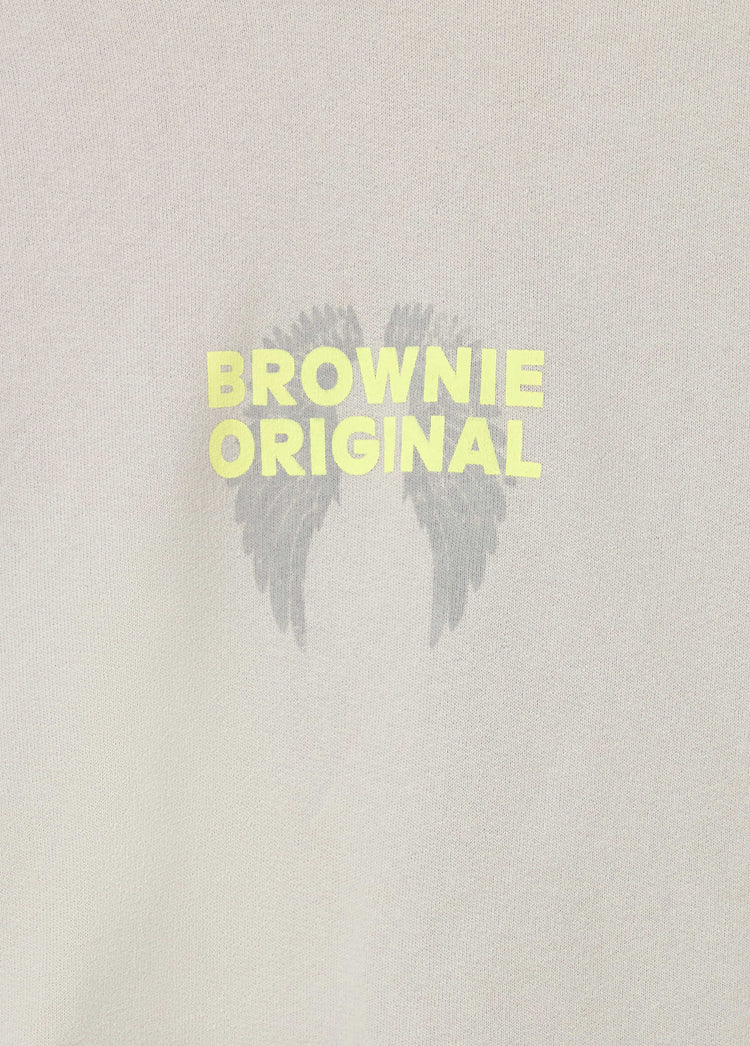 Hoodie with wing print