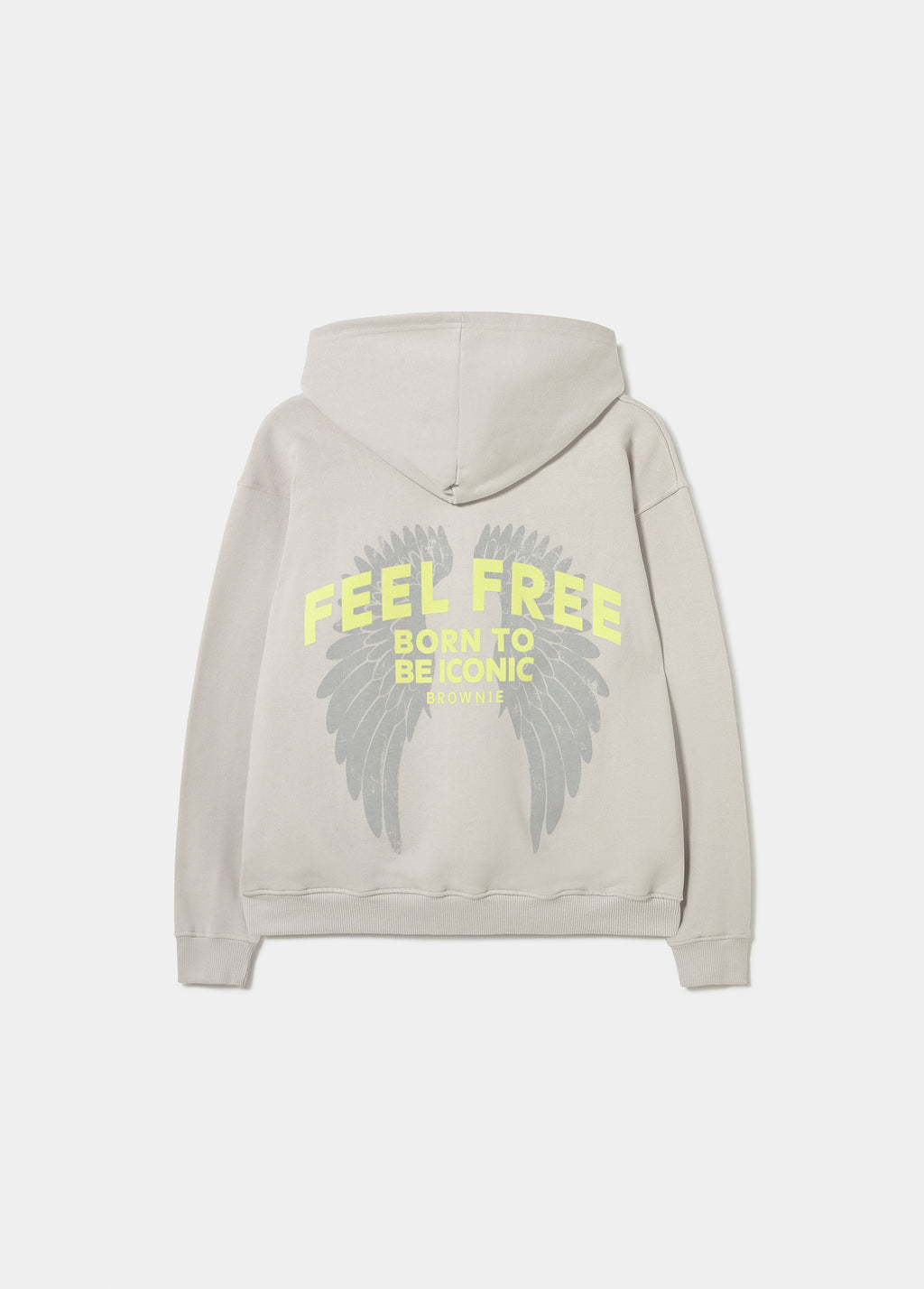 Sudadera capucha print alas