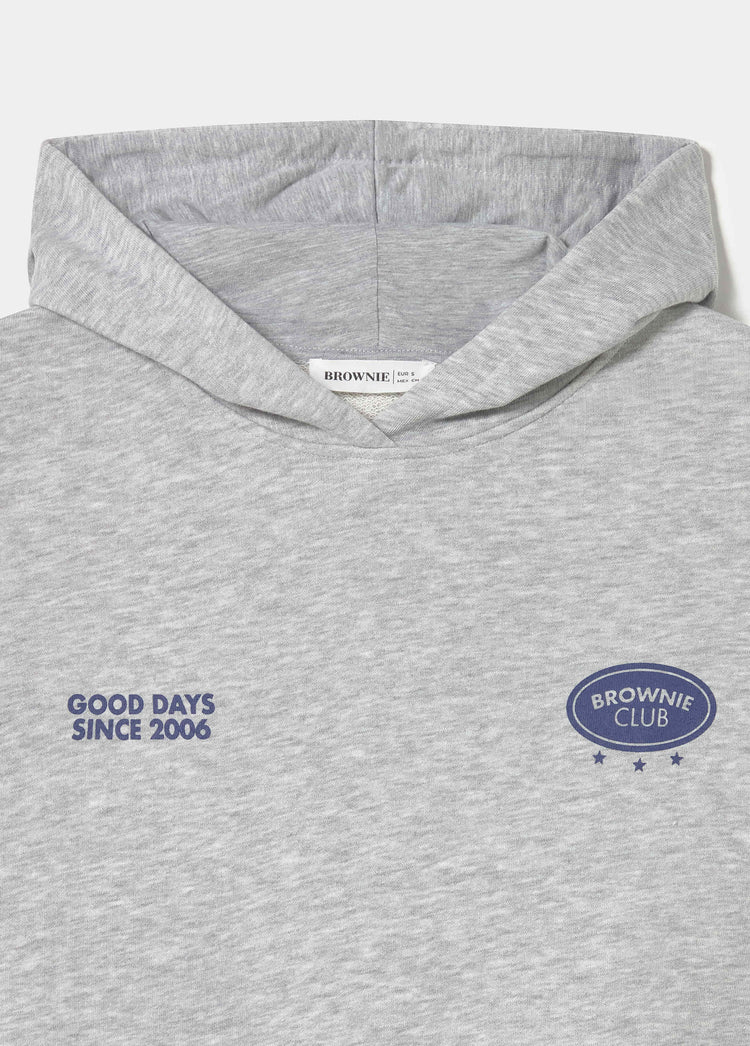 Hoodie met hondenprint