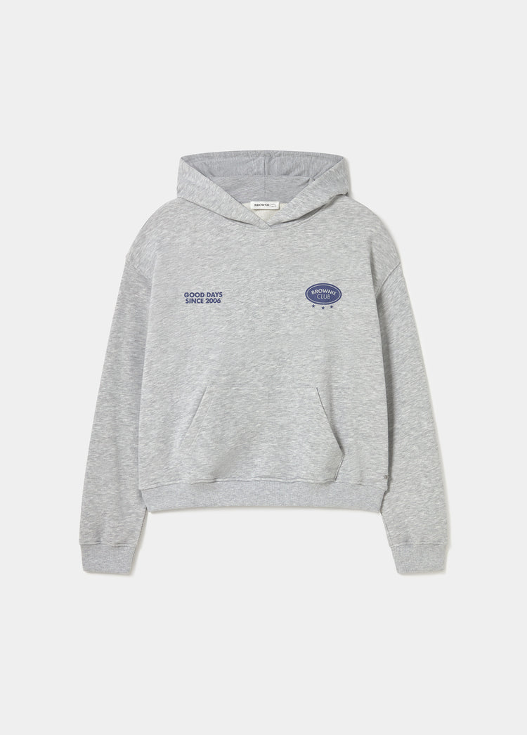Hoodie met hondenprint