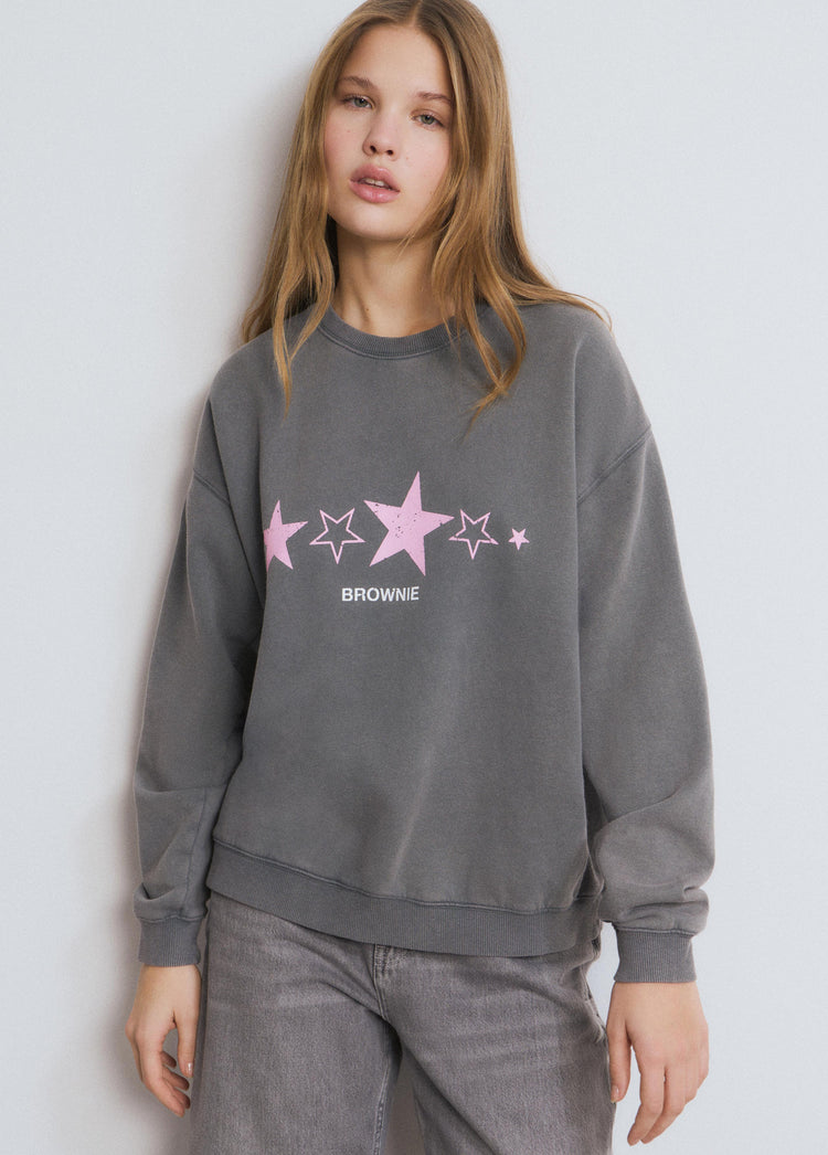 Star logo sweatshirt