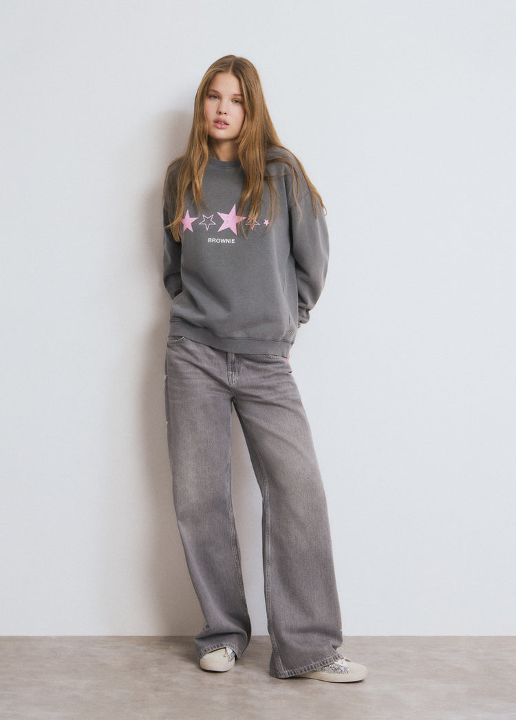 Star logo sweatshirt