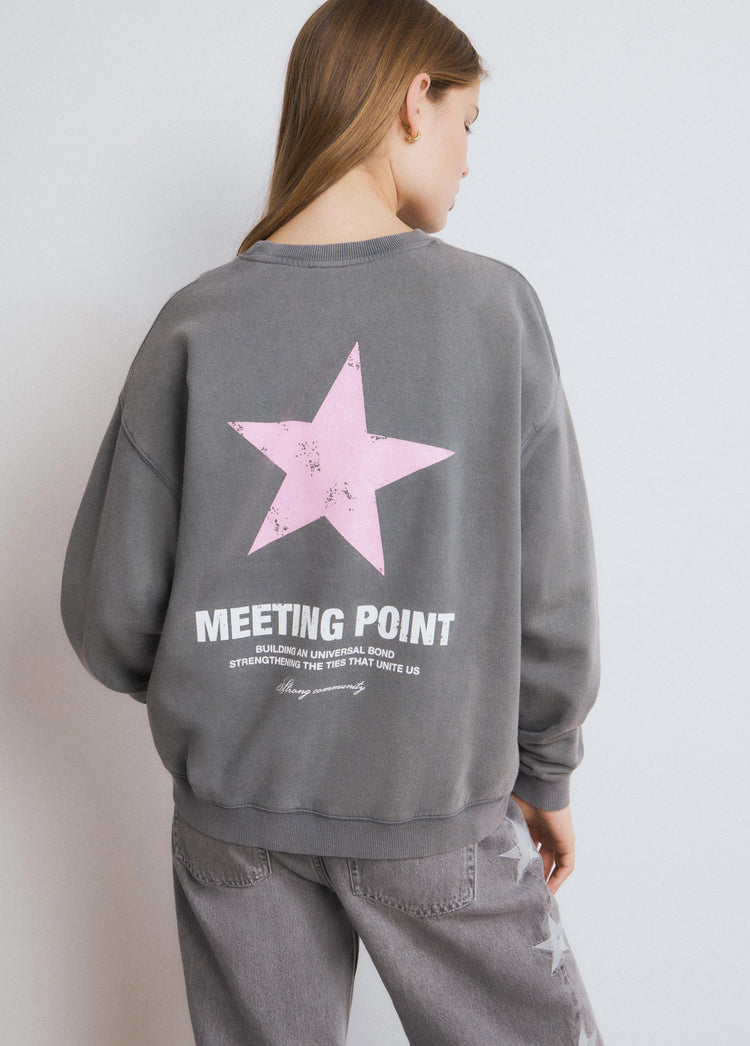 Star logo sweatshirt