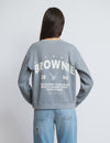 Sweatshirt com logo e estrelas