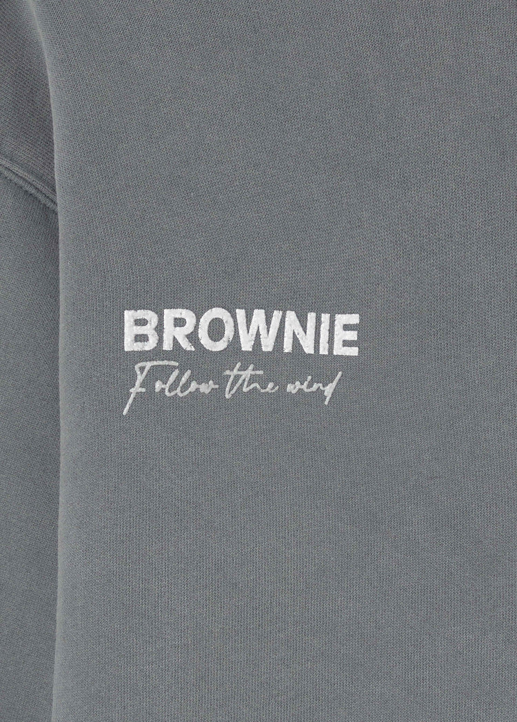 Sweatshirt met logo en sterren