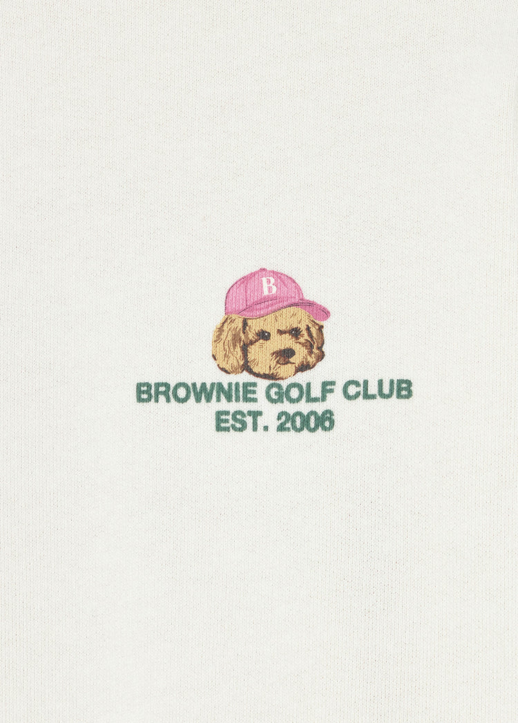 Golf dog print sweatshirt