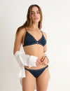 Star elastic thong