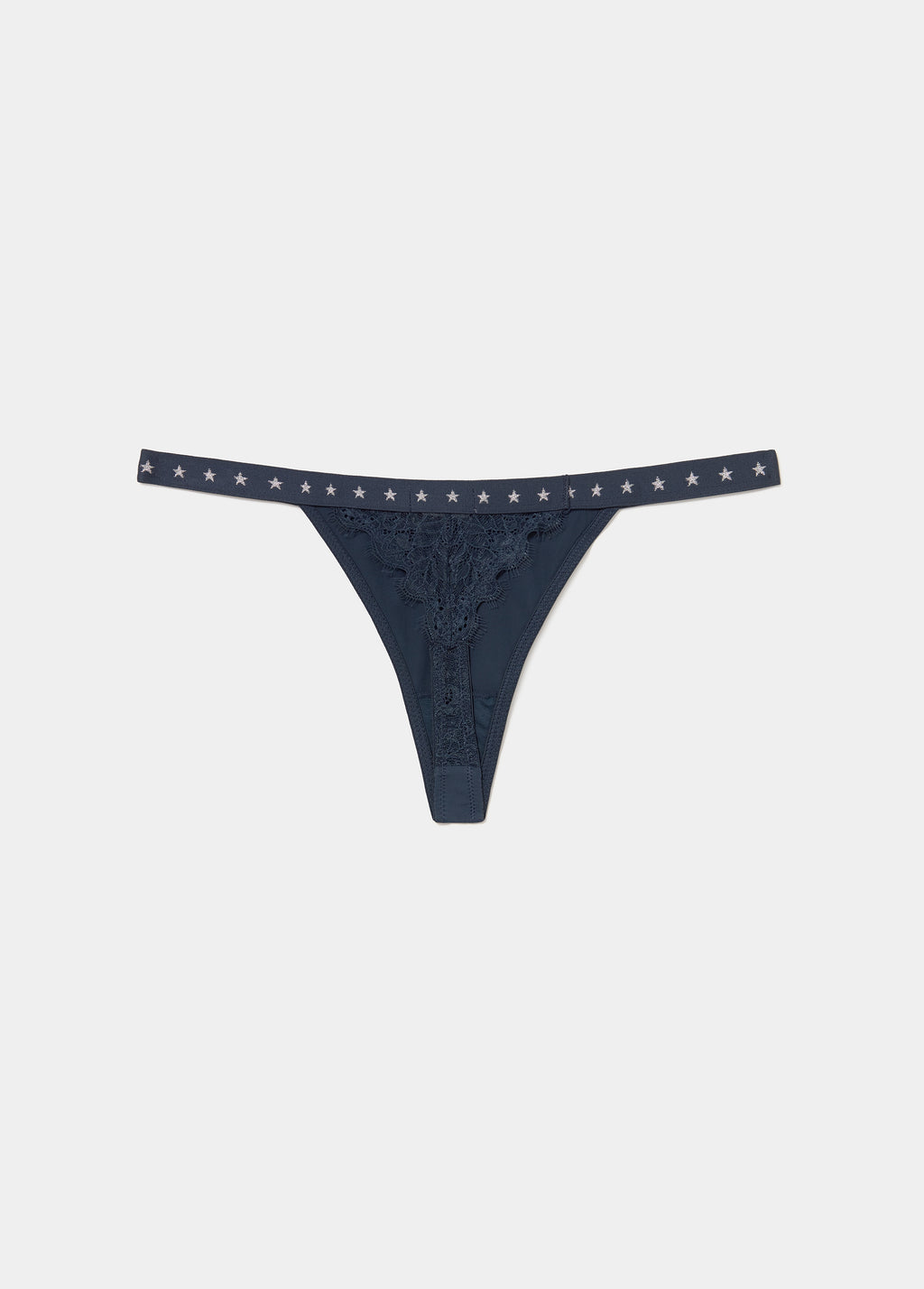 Star elastic thong