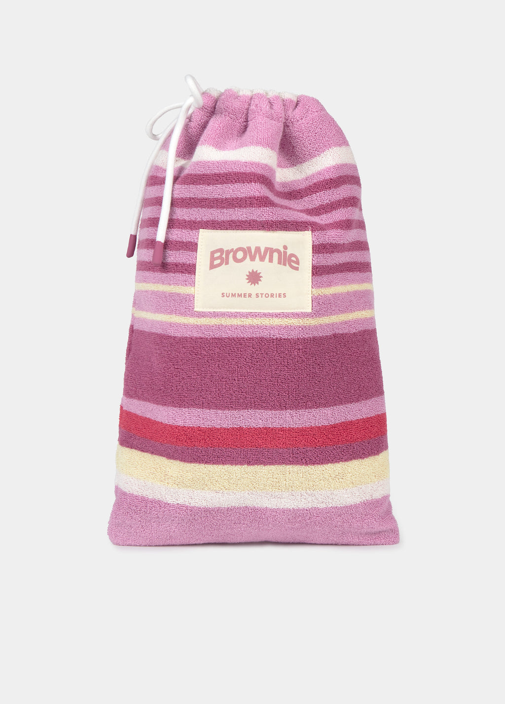 Toalla rayas brownie