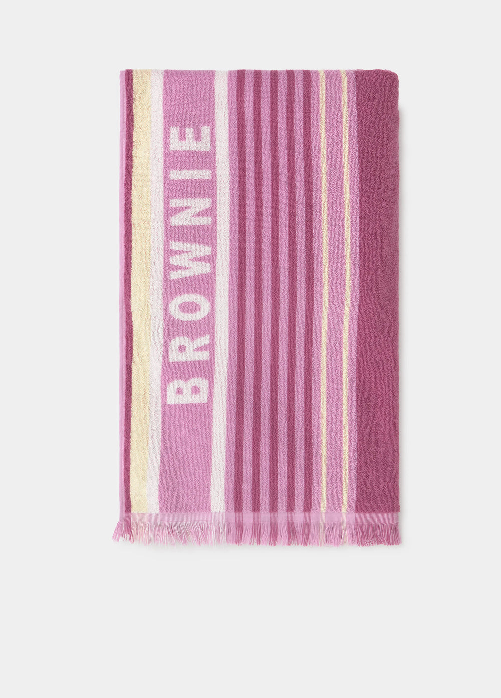 Toalla rayas brownie