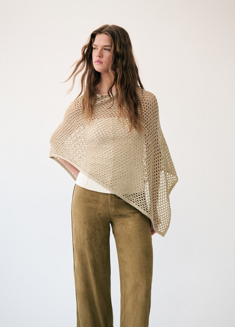 Top bandeau tejido