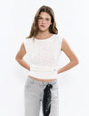 Ribbed hem top