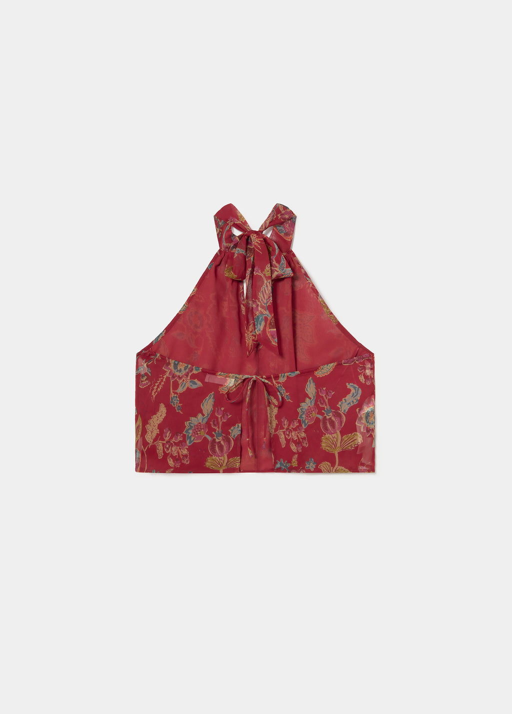Printed choker top