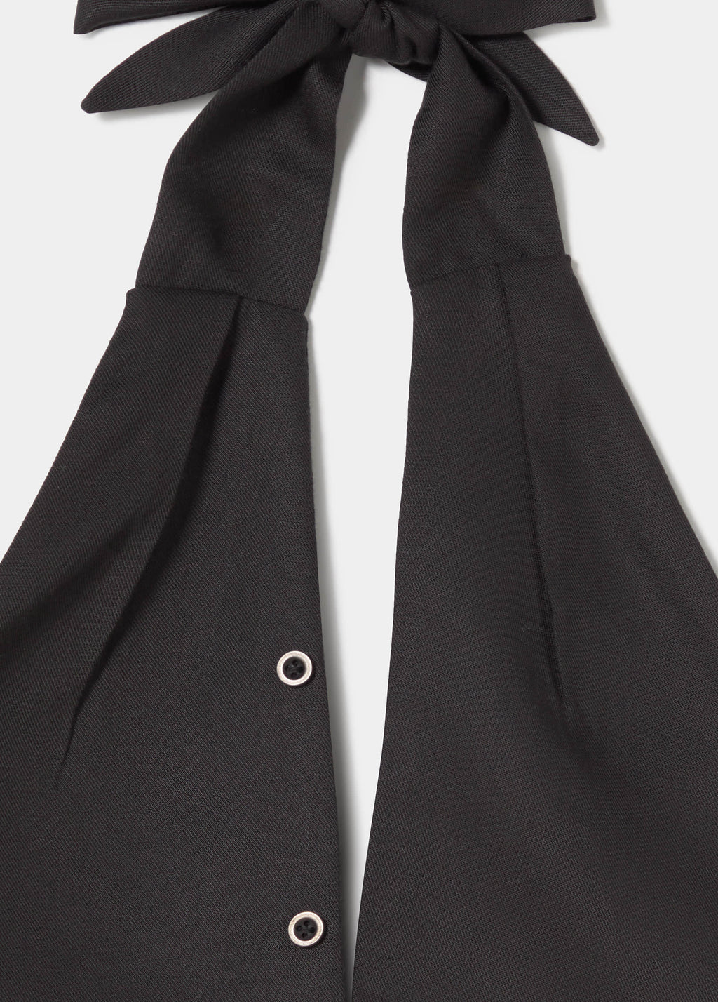 Top with draped button detail