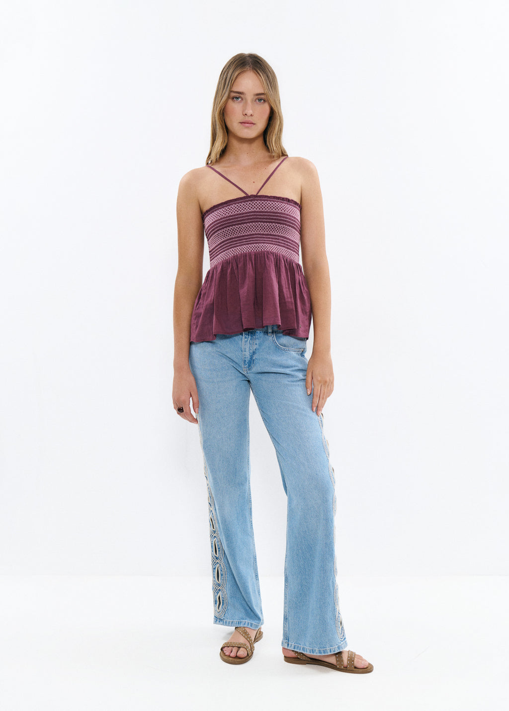 Smocked top