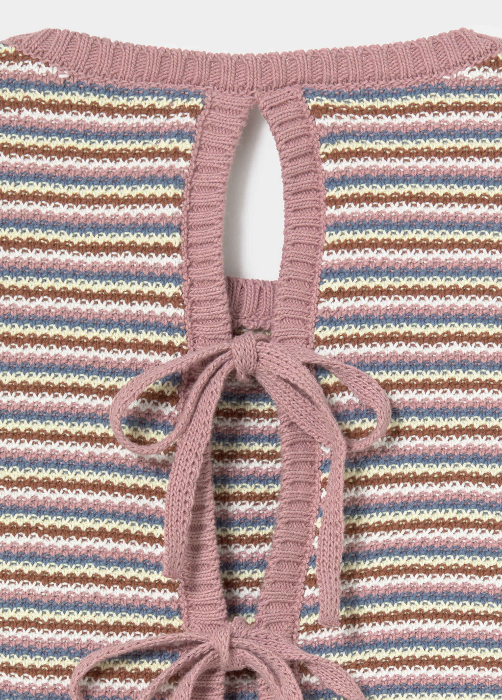 Top en maille rayé