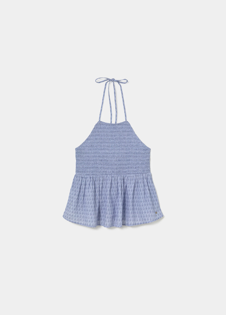 Bedrucktes Smock-Top