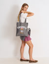 Grote stoffen tas met hondje