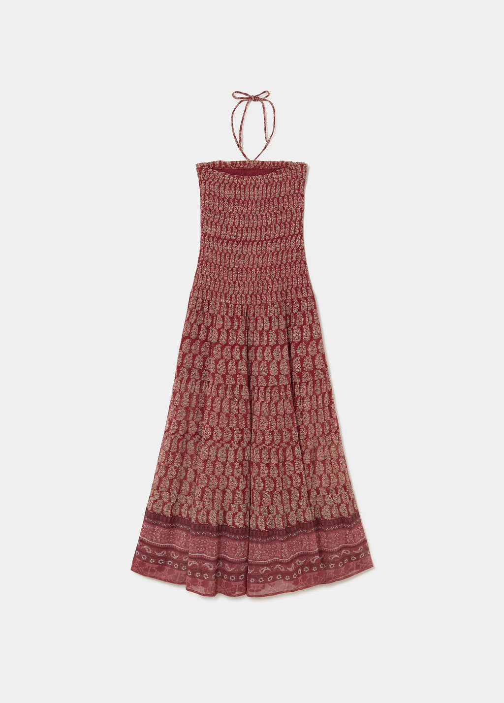 Vestido engomado estampado