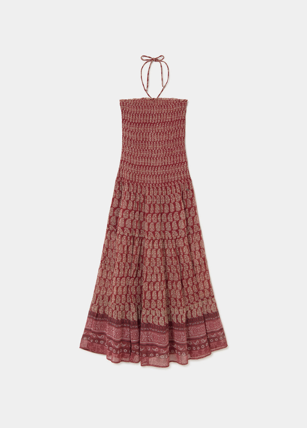 Vestido engomado estampado