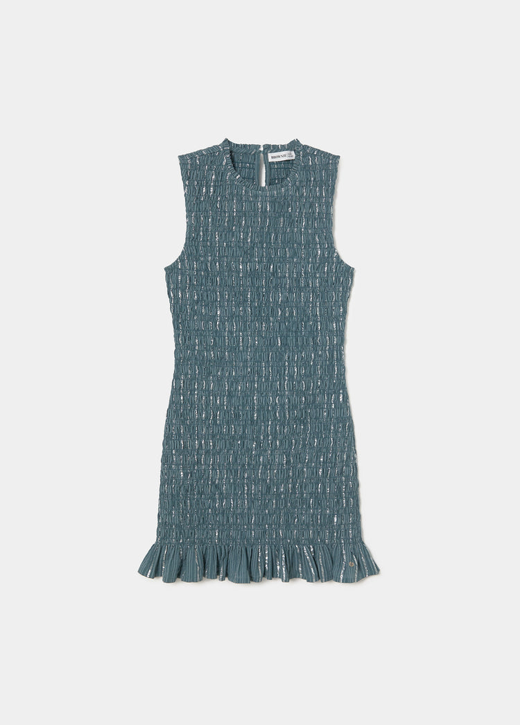 Vestido engomado tirantes
