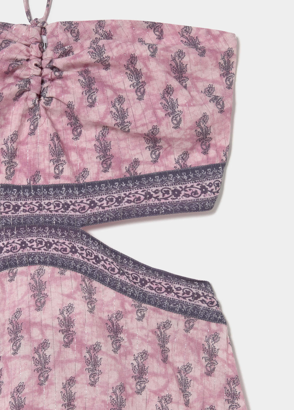 Robe longue découpes
