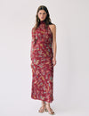 Lange jurk met print