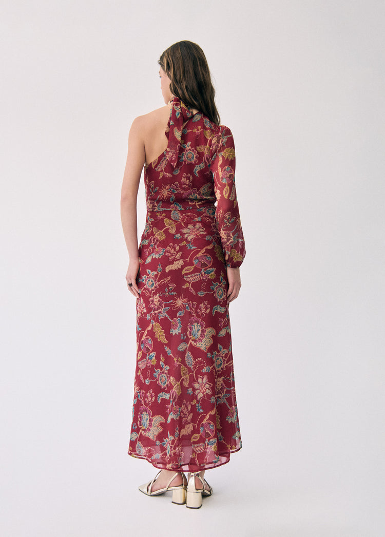 Lange jurk met print