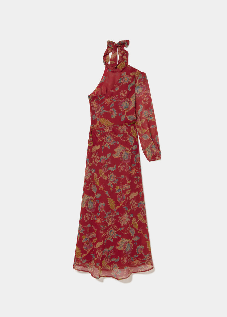 Lange jurk met print