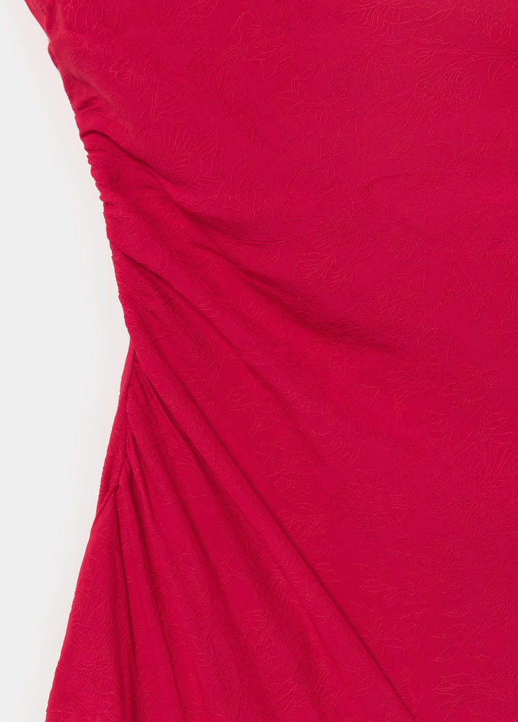 Long jacquard dress