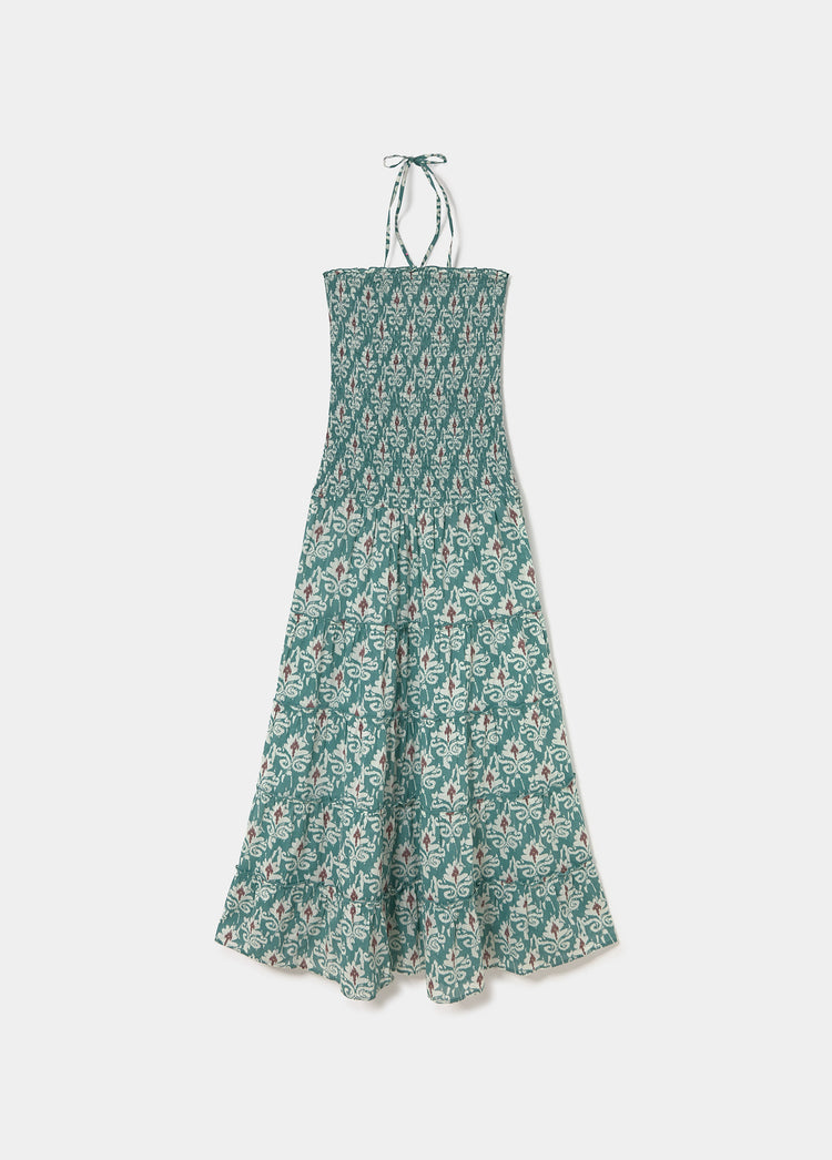 Long smocked dress