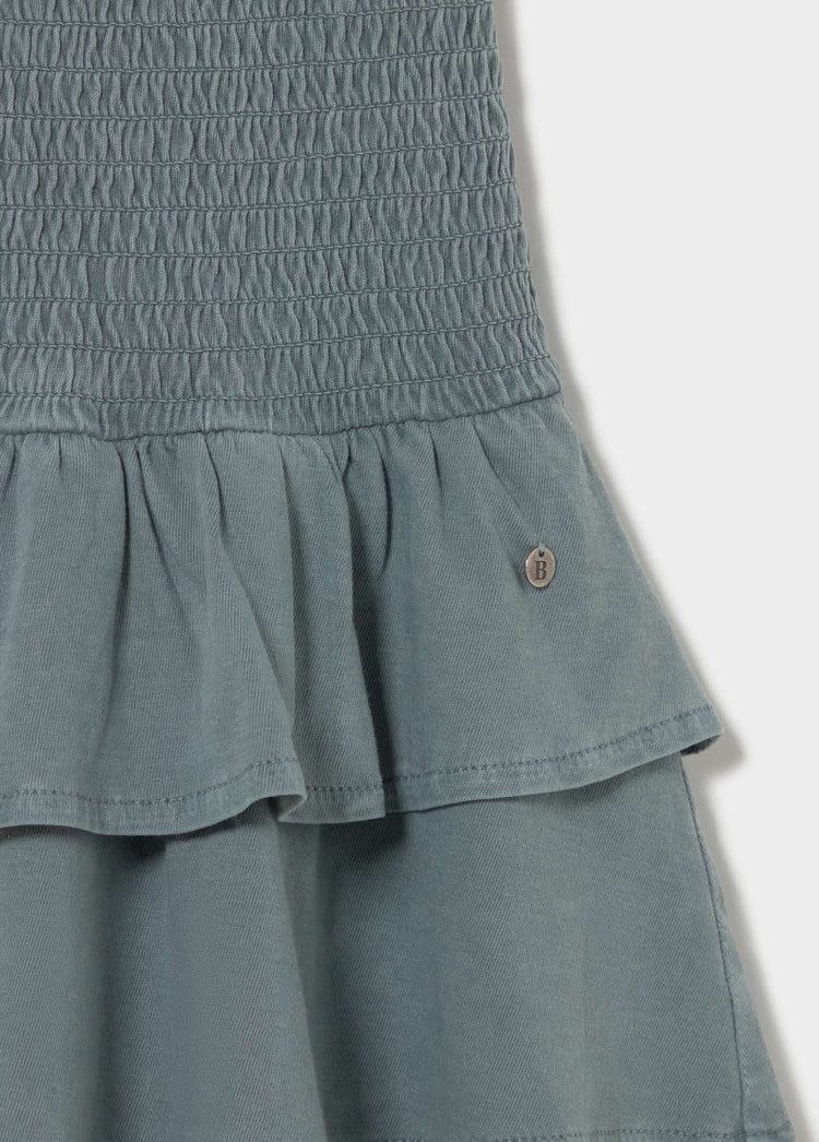 Smocked ruffle dress