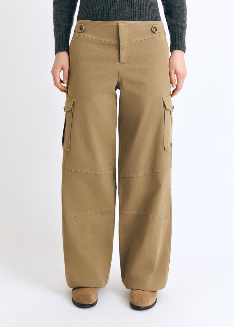 Mid-rise cargo pants