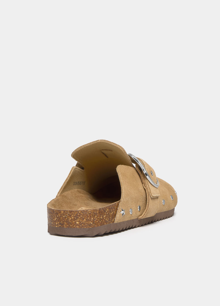 Ergonomischer Clog aus Veloursleder